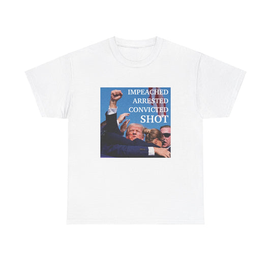 Impeached Convicted Shot Tee